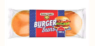 Булочка бургерна м'яка в упаковці європейська "BURGER BUNS" для гамбургерів 300г 6шт TM Dan Cake