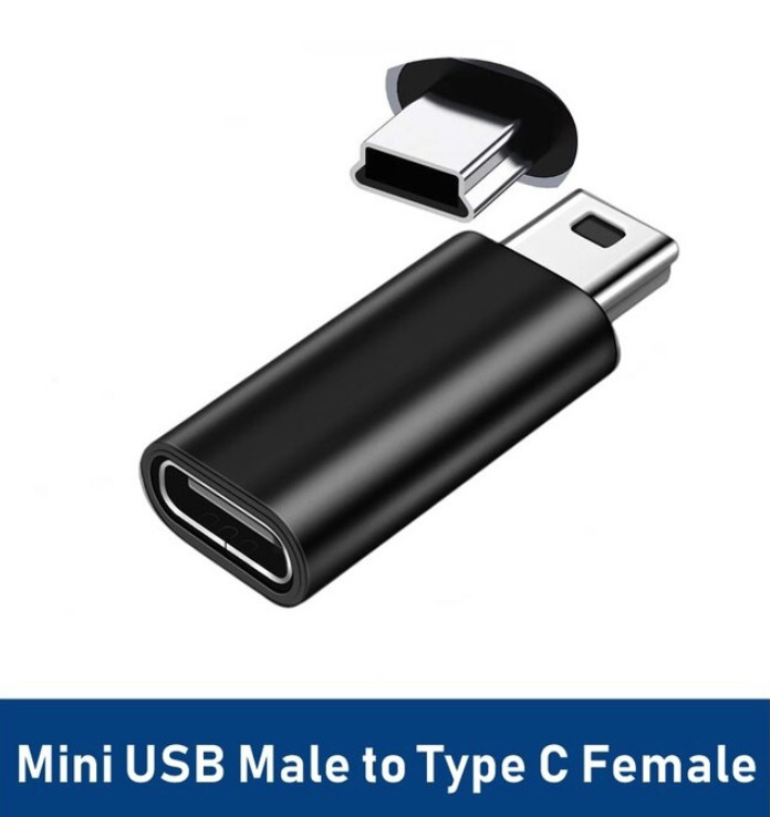Перехідник адаптер mini USB (тато) - Type C (мама) (ID#1870699836 ...