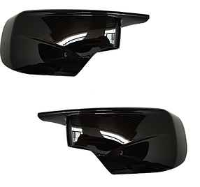 Накладки на  дзеркала  M-performance BMW (БМВ) 3, 5 series E46, E39 (1998-2005) Черный глянец