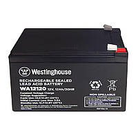 Свинцово-кислотная аккумуляторная батарея Westinghouse 12V, 12Ah, terminal F2, 1 шт 95*98*151 мм