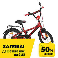 Велосипед двухколесный детский 16 дюймов (звоночек, сборка 45%) PROF1 Speed racer Y16311 Красный