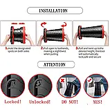 Telescopic stool Складаний стілець 41 см туристичний/Складаний телескопічний стілець для пікніка, риболовлі, фото 9