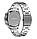 Skmei 9302 чоловічий годинник на сталевому браслеті сріблястий, фото 7