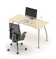 Письменный стол Техно-плюс T1.00.16 ножки металл столешница ДСП 1600х700 мм (MConcept-ТМ)