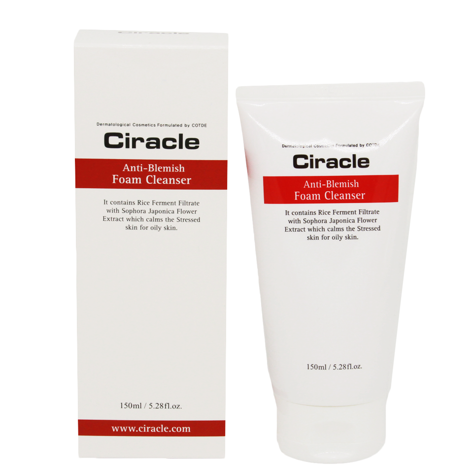 Очищаюча пінка для проблемної шкіри CIRACLE Anti-Blemish Foam Cleanser 150ml