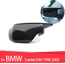 Накладки на дзеркала M-performance BMW (БМВ) 3, 5 series E46, E39 (1998-2005) Карбон, фото 4