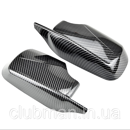 Накладки на дзеркала M-performance BMW (БМВ) 3, 5 series E46, E39 (1998-2005) Карбон, фото 1