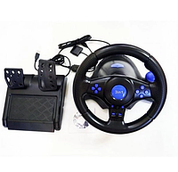 Игровой джойстик- руль с педалями 3в1 Vibration Steering wheel PC/PS3/PS2