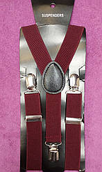 Підтяжки дитячі Suspenders 0229 бордо