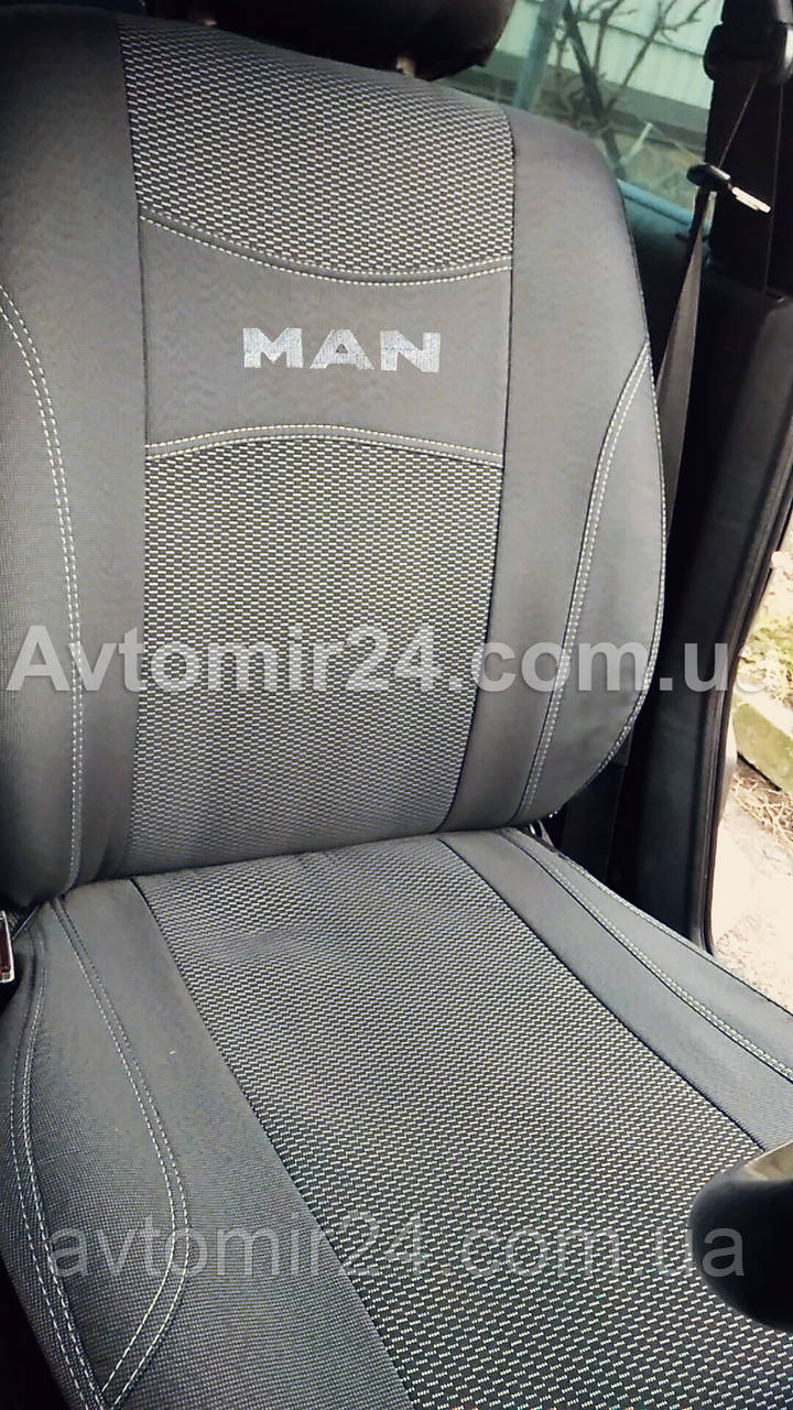 Чохли на передні сидіння MAN TGA TGM 1+1 авто чохли 2002-2007 МАН ТГА ТГМ