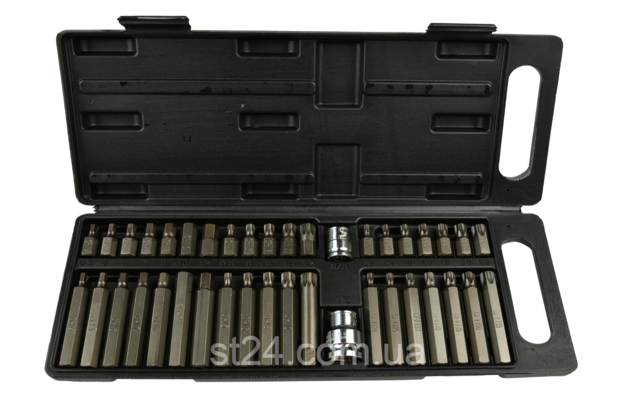 Набір спец. біт в пластмас. боксі 41 шт GEKO G10035, фото 1