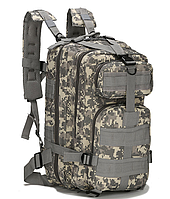 Мужской универсальный тактический рюкзак военный штурмовой вместительный армейский походный на две лямки