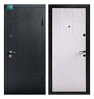 Входные металлические двери ПО - 260 Графи,белий мат Министерство дверей 860лев