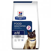 Hill`s Prescription Diet Feline Z/d сухой корм для котов при пищевой аллергии 1.5 кг