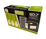 Портативна сонячна станція GDLite 7 з power bank solar, фото 5