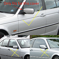 Накладки на дзеркала M-performance BMW (БМВ) 3, 5 series E46, E39 (1998-2005) Черный глянец, фото 6