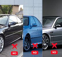 Накладки на дзеркала M-performance BMW (БМВ) 3, 5 series E46, E39 (1998-2005) Карбон, фото 6