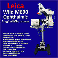 Операційний мікроскоп для Офтальмології Leica Wild M690 Ophthalmic Surgical Microscope