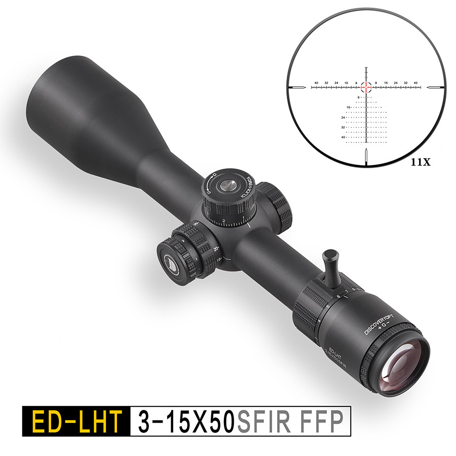 Оптичний приціл Discovery Optics ED-LHT 3-15x50 SFIR, фото 1