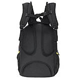 Рюкзак шкільний з ортопедичною спинкою 2 відділення з кишенею для ноутбука арт 22-116L-1 SAFARI, фото 3