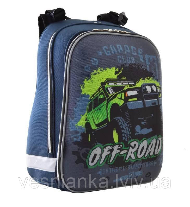 Шкільний каркасний ранець з ортопедичною спинкою "Off-road" арт 554587 1 ВЕРЕСНЯ, фото 1