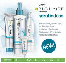 Лінія Biolage Keratindose – кератинове відновлення волосся