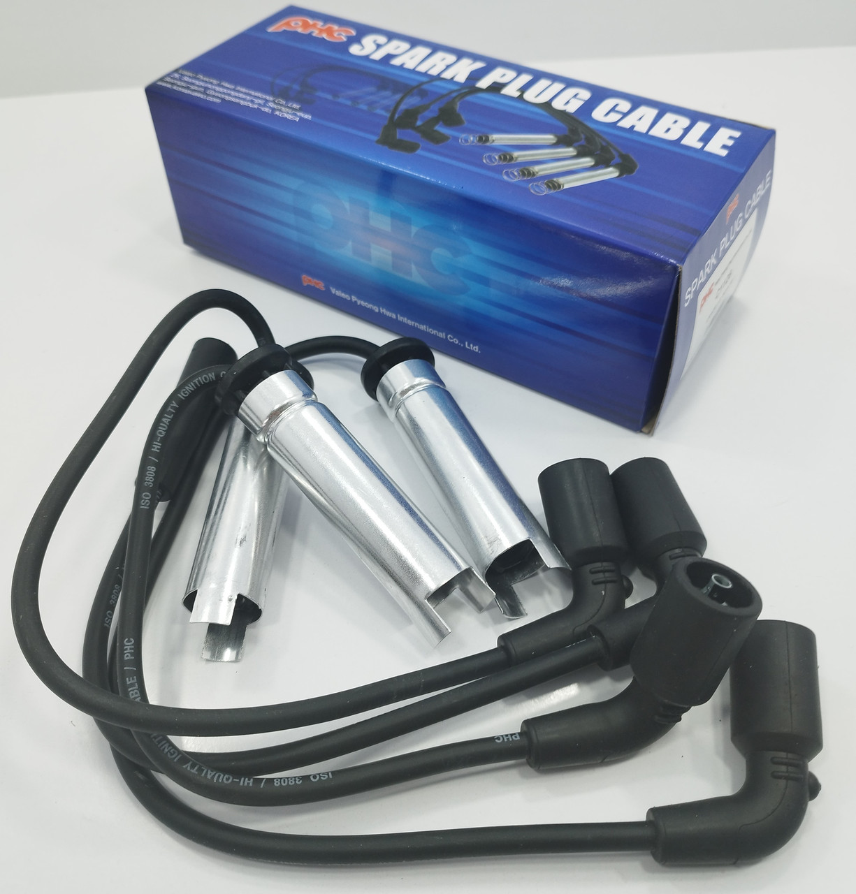 Дроти високовольтні (к-т) Ланос, Авео 1,5 силікон VALEO Корея, фото 1