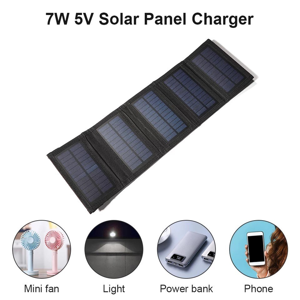 Солнечная панель Зарядное устройство Мобильная портативная зарядка - фото 1 - id-p1870816836
