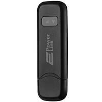 4G-маршрутизатор 2E PowerLink (MiFi 1), USB/LTE/1x2FF, SIM/WiFi 2.4GHz, Black (688130245326)