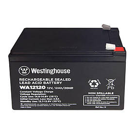 Свинцево-кислотна акумуляторна батарея Westinghouse 12 V, 12 Ah, terminal F2, 1 шт 95*98*151 мм