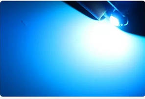 Світлодіодна лампа T4.2 1SMD 3030 Crystal Blue LED для приладової панелі 12 В, фото 4