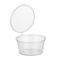 Соусник з кришкою Turkey PP матовий 45 мл d6 см h2,5 см поліпропілен (011912/50/1000)