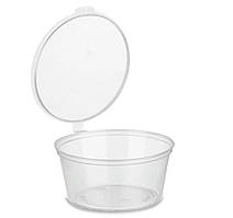 Соусник з кришкою Turkey PP матовий 80 мл d7 см h3,5 см поліпропілен (011913/50/500)