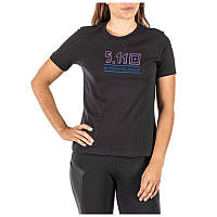 Женская футболка 5.11 WOMENS NEON LEGACY TEE 69221 Small, Чорний
