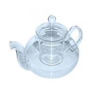 Чайник заварювальний Оленс Грецький зі стекляним ситечком 800 мл скло (34288-4/34898-4)