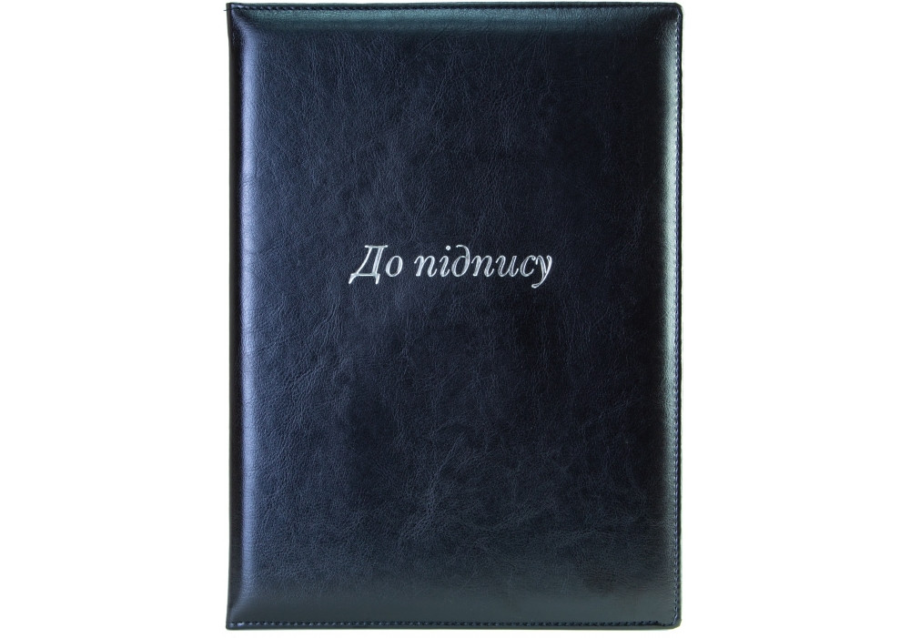 Папка "До підпису", Nebraska, чорна (срібло), фото 1