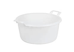 Миска Mobil Plastic біла 11 л d36 см поліпропілен (41/36-N)