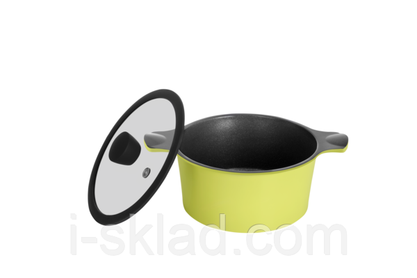 Каструля з кришкою Ringel Zitrone 3 л лимонна RG-2108-20