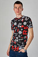 Чоловіча футболка, з принтом великого розміру
