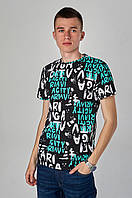 Чоловіча футболка, з принтом великого розміру