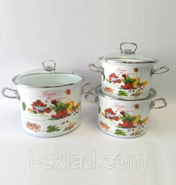 Набір каструль Idilia №1500 Томато 38604
