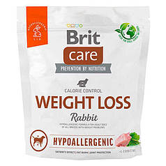 Brit care Dog Hypoallergenic Weight Loss Сухий монопротеїновий корм з кроликом для собак з зайвою вагою 1кг