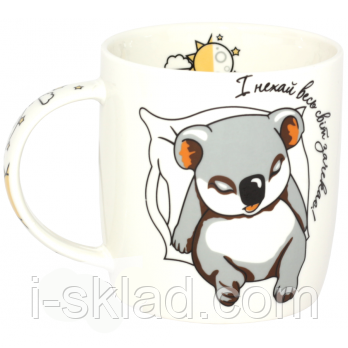 Кружка ГСП N Bone Бочка 1 шт 350 мл Нехай весь світ зачекає 76020361