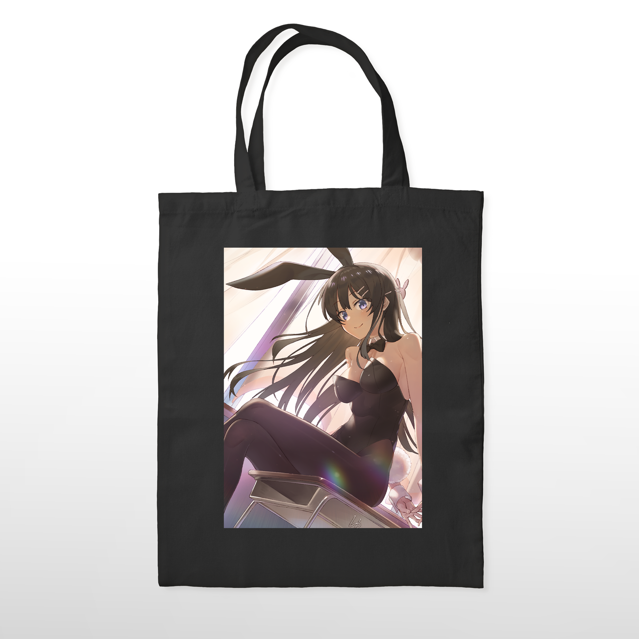 Шопер еко-сумка Цей дурний свин не розуміє мрію дівчинки-зайчика Маі Сакурадзіма BAG BG MS 10, фото 1