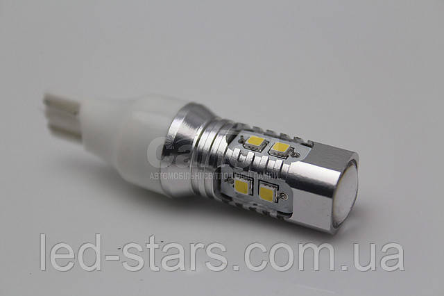 LED автолампа Т10(W5W) 10W warm white (400Lm) Original Samsung LED chip (SMD2323) + Линза (Modern CAR) - фото 3 - id-p91234636