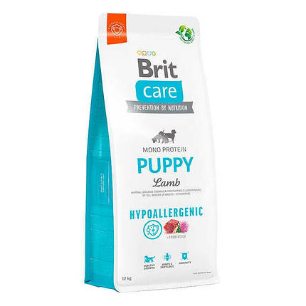 Brit Care Dog Hypoallergenic Puppy Корм для цуценят гіпоалергенний з ягням, 12кг, фото 1