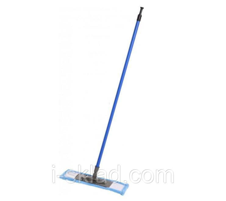 Швабра плоска гладка Eco Fabric 42 см синя EF-MonoB