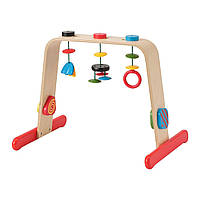 IKEA Тренажер для немовляти LEKA (ИКЕА СНАДОБЬЯ) Стенд з іграшками, береза, різнокольоровий 701.081.77
