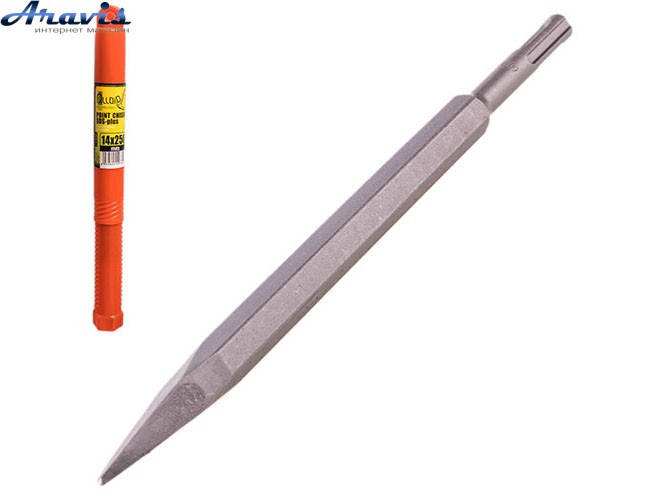 Купить Зубило по бетону пикообразное SDS-plus 14x250мм Alloid С-14250 ...