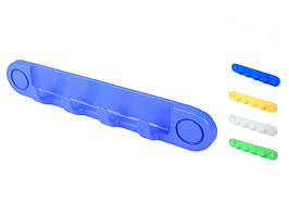 Планка на 4 гачки R-plastic Голубой